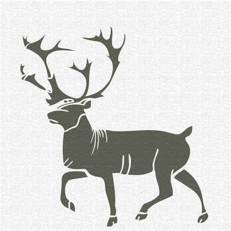 Elk Head Stencil