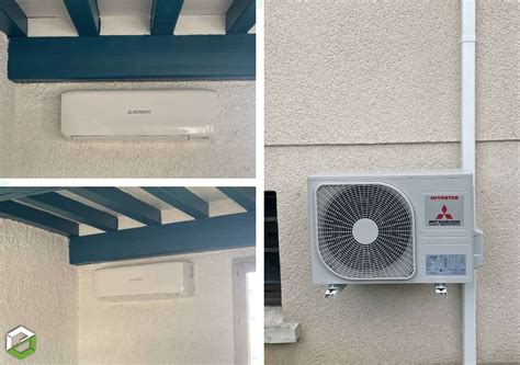 Installation D Une Climatisation Mono Split MITSUBISHI Saint Jean D