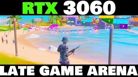 RTX 3060 I5 10400 Fortnite Late Game Arena FPS Benchmark