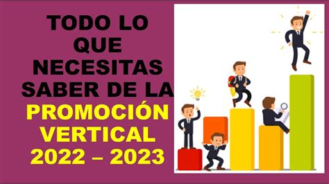 Soy Docente PROMOCIÓN VERTICAL 2022 2023 DISPOSICIONES GENERALES