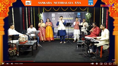 Sankara Nethralaya Usa Virtual Concert Raises 520000 To Restore Vision To 8000 Nri Pulse