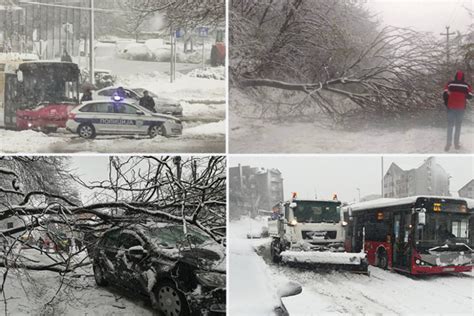 Sneg Paralisao Beograd Autobusi Prepre Ili Ulice Popadale Bandere I