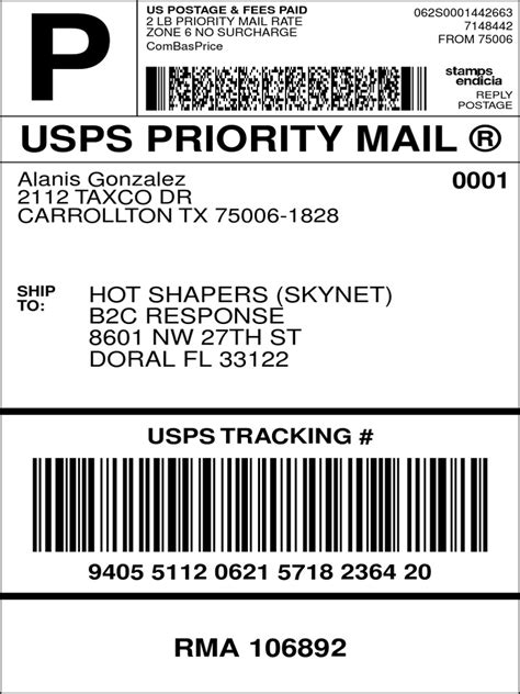 Usps Label | PDF