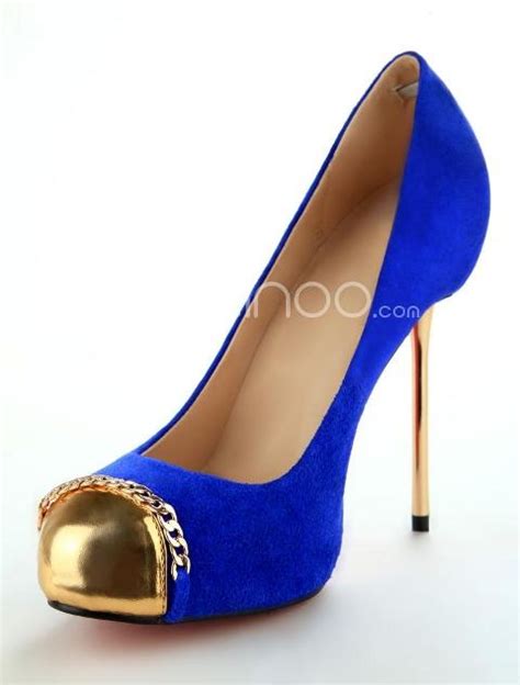 Look At The Heels The Color Is Just Great Blue Stilettos High