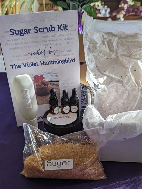 Sugar Scrub Kit Body Scrub Make Your Own Skin Loving Birthday T T For Friend Smooth