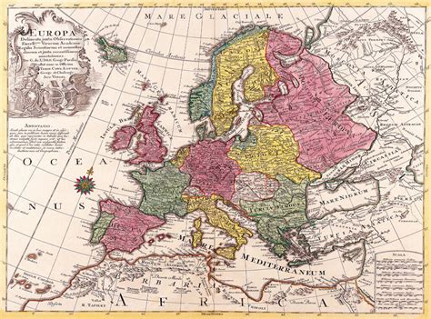 Old World Map Europe Grayce Gerhardine