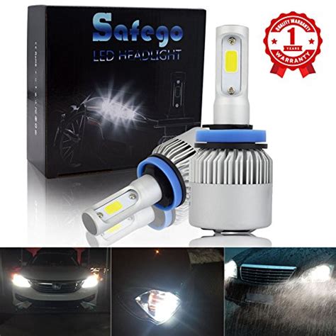 Safego Lot De Ampoules Led Pour Phare H H H W Lm H