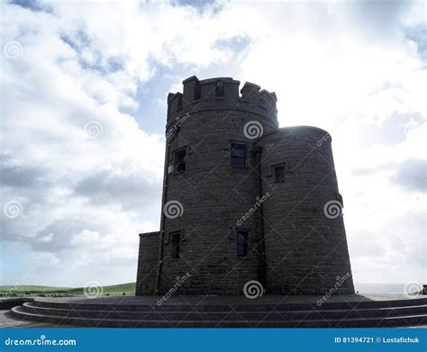 O`Brien`s Tower at the Cliffs of Moher Ireland Stock Image - Image of ...