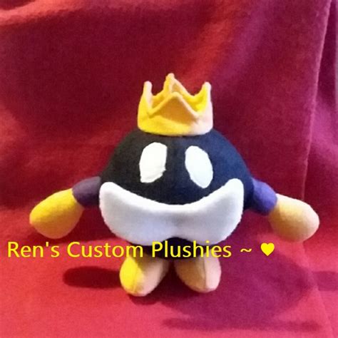 King Bob Omb Plush By Renscustomplushies On Deviantart