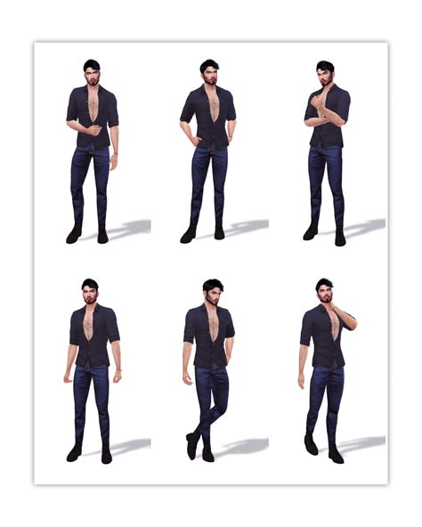 Male Modeling Poses Set 1 Male Portrait Poses Male Models Poses