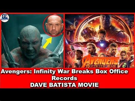 Dave Batista Movie Avengers Infinity War Breaks Box Office Collection