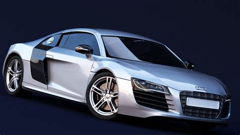 3d Model Race Audi R8 Cgtrader