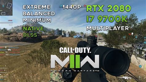 Call Of Duty Modern Warfare 2 2022 On RTX 2080 Benchmark 1440P