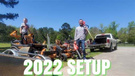 Solo Lawn Care Setup 2022 Youtube