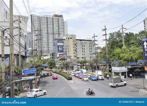 Sukhumvit 42 Road Street View in Sukhumvit Bangkok Thailand Editorial ...