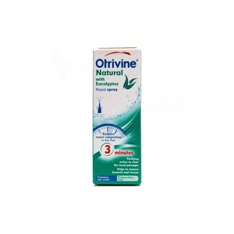 Otrivine Natural With Eucalyptus Nasal Spray 20ml Pharma Aesthetics