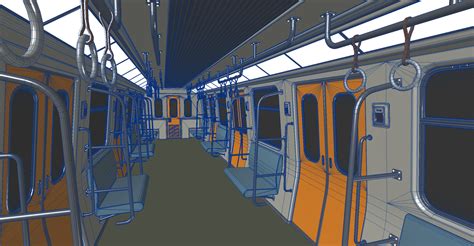 Artstation Subway Game Assets