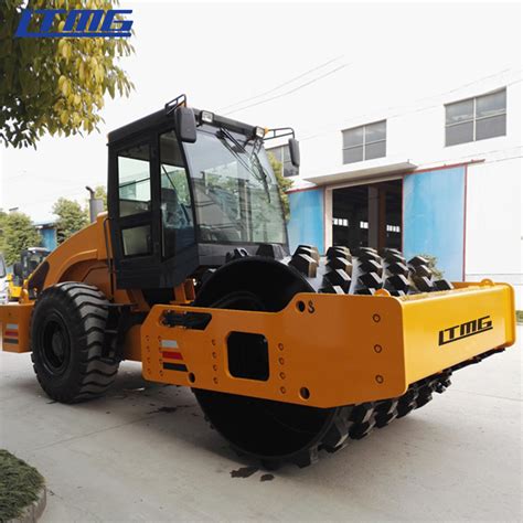 China Ton Single Drum Vibratory Road Roller Compactor With Good