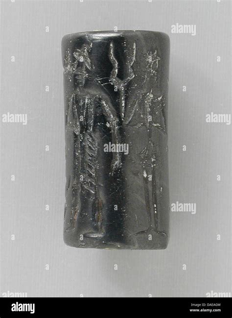 cylinder seal   ancient  east   imprint designs