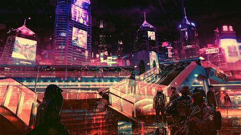 Wallpaper futuristic, cyberpunk, future world, 4K, Art #20478 Hd ...