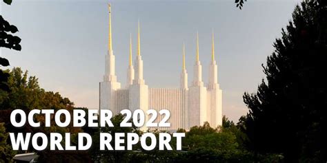 Watch October 2022 Edition Of The World Report From Church Of Jesus