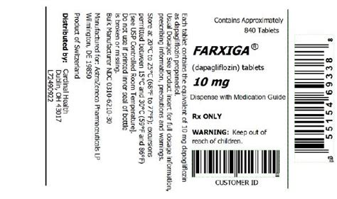 Farxiga: Package Insert / Prescribing Information - Drugs.com