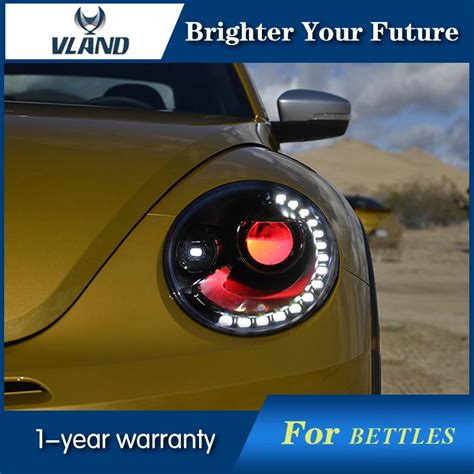 Car Styling Headlight For Volkswagen Beetle 2013 2015 Head Lamp DRL HID