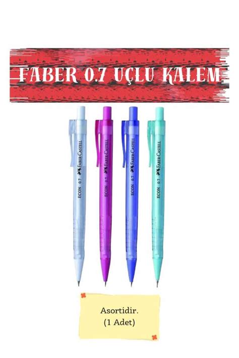 Faber Castell Versatil Kalem 2 li Sınav Silgisi 3 lü 0 7 Uç Seti