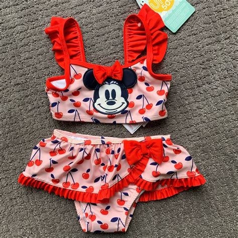 Disney Minnie Mouse 2 Piece Swimsuit 2 Piece Swimsuits Swimsuits