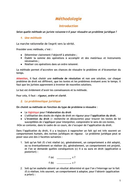 M Thodo Synth Se Synth Se M Thodologie Introduction Selon Quelle