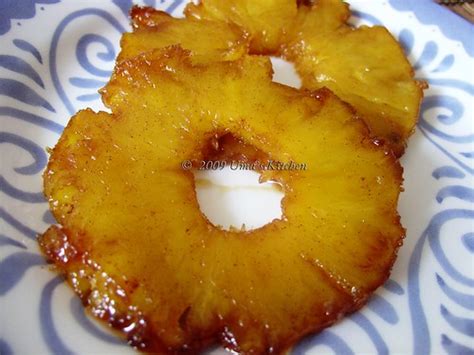 Caramelized Pineapple Umas Kitchen