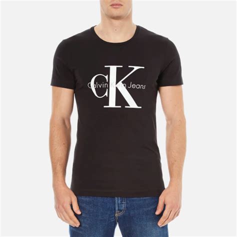 Calvin Klein Mens 90s Re Issue T Shirt Black Clothing