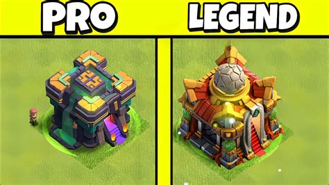 Pro Vs Legend Town Hall Clash Of Clans Max Town Hall 16 Town Hall Max