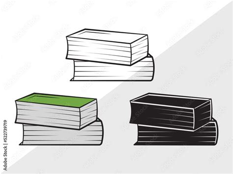 Book Clipart SVG | Book Club Svg | Stacked Books Svg | Open Book Svg ...