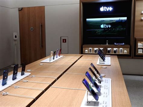 New Delhi : Apple products on display at the Apple retail store at Saket