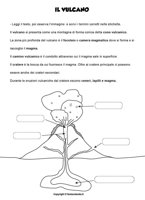 Schede Di Scienze Il Vulcano Fantavolando