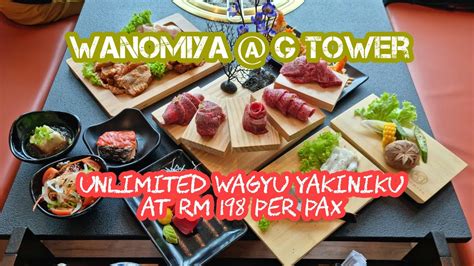 Unlimited Wagyu Yakiniku At Wanomiya Youtube