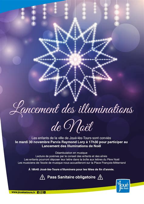 Lancement des illuminations de Noël Tours Métropole Val de Loire