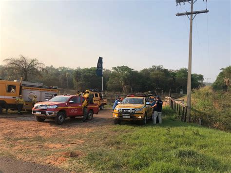 Diario HOY Investigan Origen De Incendio En Ruta Luque San Bernardino