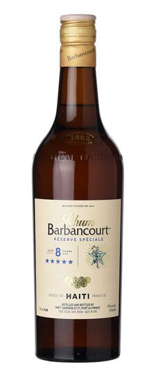 Barbancourt 5 Star 8 Year Old Haitian Rum 750ml Sku 1013709