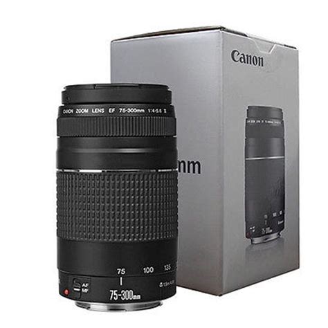 Canon Ef 75 300mm F4 56 Iii Autofocus Lens For Eos T6 T6s T6i T5 T5i