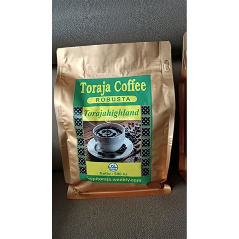 Kopi Robusta Terbaik Kopi Toraja Premium Sangat Cocok Untuk Oleh Oleh