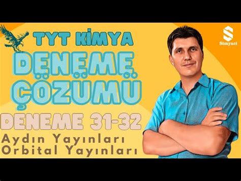 TYT Kimya Deneme Çözümleri 31 32 YouTube