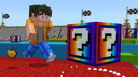 Lucky Block Race By Wonder Minecraft Marketplace Map Minecraft