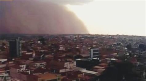 Nuvem Gigante De Poeira Encobre Cidade No Interior De S O Paulo Veja O