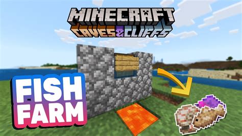 Minecraft Bedrock Simplest AFK Fish Farm 1 18 With AutoClicker