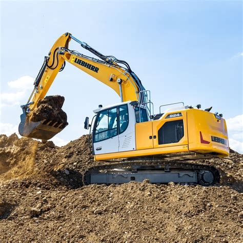 Pelleteuse intermédiaire R 924 Liebherr Excavators sur chenilles