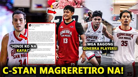 C STAN Magpapaalam Na Sa Paglalaro Sa GILAS Mga Bagong GINEBRA