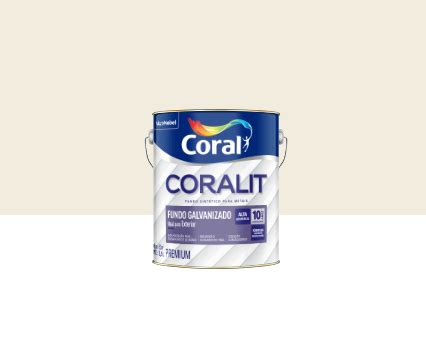 FUNDO CORAL CORALIT GALVANIZADO 3 6L BRANCO São Jorge Shopping da