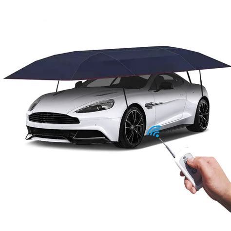 2023 Summer Products Anti Uv Automatic Folding Sun Shade Covering Roof Car Cover Umbrella